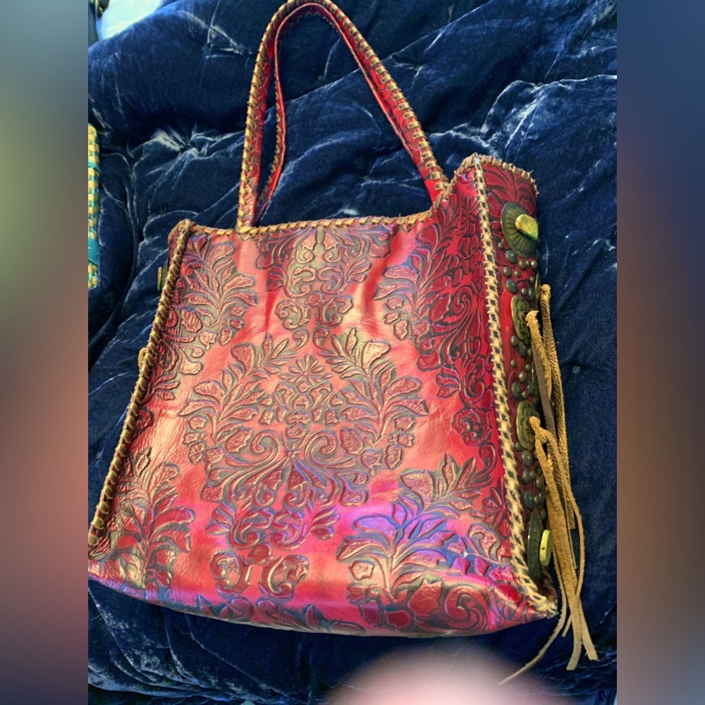 Hand crafted Kurtmen beautifully handcrafted large tote